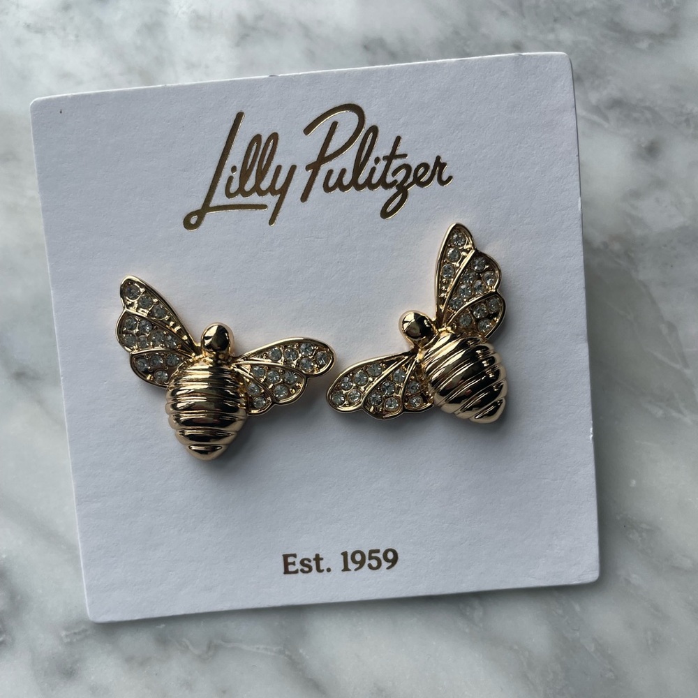 *NWT Lilly Pulitzer GWP Bee Earrings